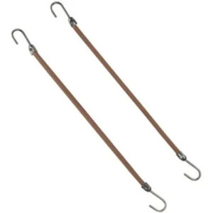 Haarbinder braun 12 Stk.